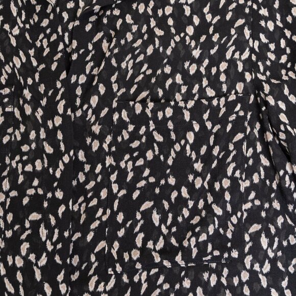 🚨 Anthropologie Cloth & Stone Spotted Lightweight Button Down Shirt - Picture 7 of 11